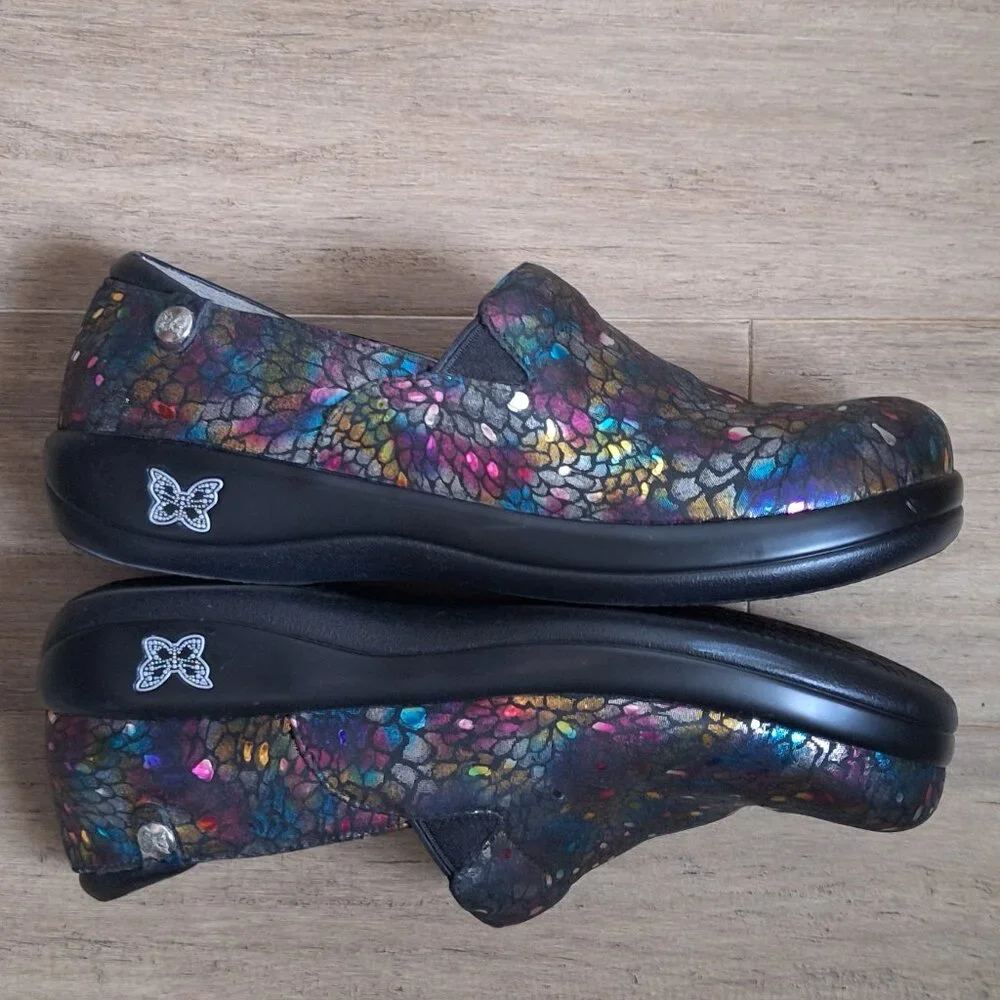 Alegria Keli Minnow Rainbow EU 40 US 9.5/10 Nursing Medical Skid resistant shoes - Picture 6 of 13